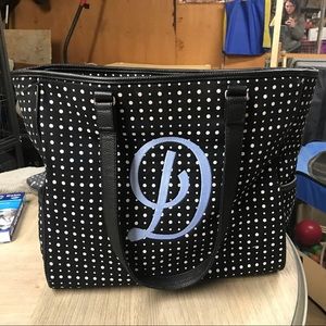 Large purse with blue D